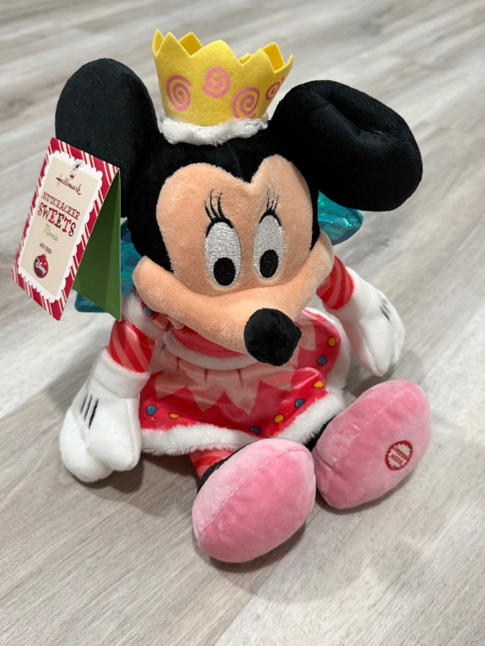 Hallmark Nutcracker Sweets Minnie Mouse Plush Christmas READ